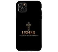 Usher Uniforme Chemise pour chrétiens Cadeau d'église Homme et Femme Coque pour iPhone 11 Pro Max