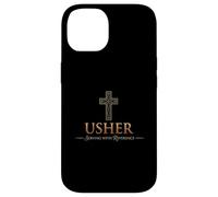 Usher Uniforme Chemise pour chrétiens Cadeau d'église Homme et Femme Coque pour iPhone 14
