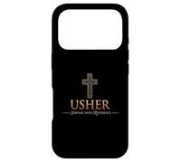 Usher Uniforme Chemise pour chrétiens Cadeau d'église Homme et Femme Coque pour iPhone 17 Pro