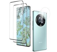 uShield Verre Trempé pour Honor Magic 4 Pro 2+2 Pièces Plein écran Film Protection écran [Sensible au Toucher][Bord à Bord][Affaire Classée][sans Bulle][Anti-Scratch][Ultra HD]