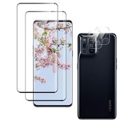 uShield Verre Trempé pour OPPO Find X3 Pro 2+2 Pièces Plein écran Film Protection écran [Sensible au Toucher][Bord à Bord][Affaire Classée][sans Bulle][Anti-Scratch][Ultra HD]