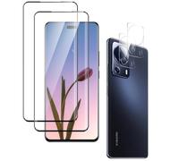 uShield Verre Trempé pour Xiaomi 13 Lite 2+2 Pièces Plein écran Film Protection écran [Sensible au Toucher][Bord à Bord][Affaire Classée][sans Bulle][Anti-Scratch][Ultra HD]