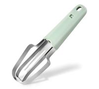 Ushine Coupe-Fruits 3 en 1 en Acier Inoxydable,Coupe-Melon Multifonctions,Ustensiles de Cuisine Faciles à Utiliser,Coupe-Pastèque en Acier Inoxydable pour la Maison,les Fêtes,le Camping-Vert