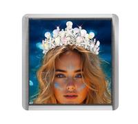 Ushiny Diadème et couronne en perles en forme d'étoile de mer - Accessoire de cheveux pour femme - Argenté, eine Größe, alliage, Pas de gemme
