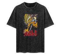 Ushio and Tora Anime Men's T-Shirt Unisex Black Cotton Print Tee Shirts L