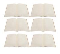 USHOBE 10 Pièces Cahier D'exercices de Portée Khaki en Papier