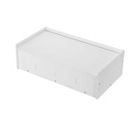 USHOBE 1ensemble Boîte de Rangement pour Devises avec Couvercle Rabattable Organisateur à Compartiments pour Billets Caisse à Monnaie Rectangulaire Boîte de Stockage pour Billets Monnaie