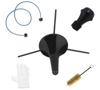 USHOBE 1ensemble Kit de Nettoyage pour Trompette avec Support Brosses et Sourdine pour Entretien des Vannes et Tuyaux