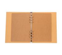 USHOBE 1ensemble Protège Cahier Kraft Couverture Classeur Esthétique Papier Kraft Résistant Reutilisable et Facile à Nettoyer Organiseur de Bureau Polyvalent pour Scrapbook et Notes