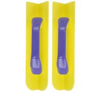 USHOBE 2 Pièces Platoir D'angle en Plastique pour Enduit Mural, Outil Polyvalent pour Lisser les Angles de Murs, pour Projets de Finition et Rénovation