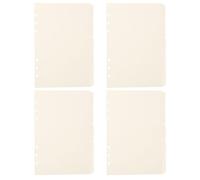USHOBE 20 Intercalaires de Classeur en Papier Blanc pour Carnet de Notes A5, Séparateurs D'index Rapides pour Organiser Documents et Rapports au Bureau
