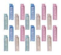 USHOBE 20 Pièces Peigne de Voyage Pliable en Plastique sans Bavures pour Coiffure Féminine, Évite de Gratter le Cuir Chevelu, Camping et Coiffure Portable Plusieurs styles