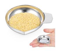 USHOBE 2pcs Plateaux en Acier Inoxydable pour Balance Électronique de Précision, Accessoire Précis et Solide, pour Restaurant et Boutique de Fruits