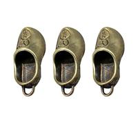 USHOBE 3pcs Pendentifs Porte-clés en Laiton Créatifs et Portables de Chaussure, Accessoires Uniques et Beaux pour Fournitures de Bijoux Faits Main