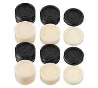 USHOBE 48 Pièces Rondes Noires et Blanches en ABS Diamètre 3,5 CM | Compatible Plateaux de Dames, Empilage Facile, Bords Lisses sans Bavures, Confort de Manipulation Amélioré pour Joueurs