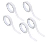 USHOBE 5 Pièces Ruban Adhésif en Papier Kraft Blanc, Déchirable