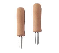 USHOBE Aiguille D'extension de Rouleau Moxa en Bois et Acier Inoxydable, Compact et Facile à Utiliser, 2pcs pour Thérapie de Moxibustion à Domicile
