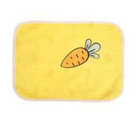 USHOBE Alèse Imperméable Lavable Réutilisable 44x34cm en Coton Bio, Jaune, pour Change Bébé et Voyage, Protection Urine pour Garçon et Filles et Adultes