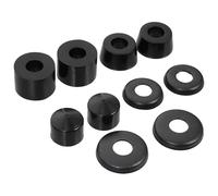 USHOBE Amortisseur de Skateboard en PU Noir pour Camion de Planche | Coussinets de Remplacement, Résistance à L’usure, Glisse Fluide, Améliore les Performances du Truck, Antichoc