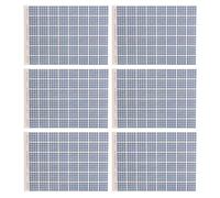 USHOBE Autocollants Panneaux Solaires Autocollants 6 Feuilles en Papier Couché avec Esthétique Technologie Moderne pour Accessoires de Diorama et Miniatures