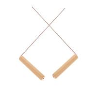 USHOBE Baguettes de Sourcier Lot de 2 Légères et Précises en Cuivre et Bois pour Prospection Aurifère et Activités D'exploration Extérieur