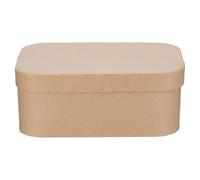 USHOBE Boîte Ronde en Papier Kraft avec Espace de Rangement Ample, Design Polyvalent et Esthétique Élégante, pour Emballage de Thé et Loisirs Créatifs