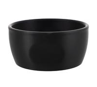 USHOBE Bol à Raser pour Hommes en Pla, Large Ouverture, Noir | Lisse, Design Classique, pour Brosse et Rasoir, Usage Traditionnel, Barbiers, Voyage