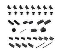 USHOBE Bouchon Anti-poussière pour Interface D’Ordinateur 40 Pièces Noir Plusieurs Styles