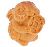 USHOBE Breloque Lapin en Bois de Santal Orange, Décoration DIY Délicate et Rétro à Suspendre, Accessoire Chic pour Porte-clés et Création Artisanale