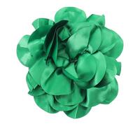 USHOBE Broche Fleur Rose en Tissu Satin Vert Épingle Sécurisée, Accessoire Élégant et Polyvalent pour Performances Scéniques et Salons Littéraires