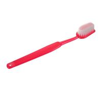 USHOBE Brosse de Rouge Forme Brosse à Dents en Plastique Manche Long pour Exfoliation et Massage Peau, Applicateur de Lotion Dos Pratique