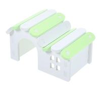 USHOBE Cachette en Bois pour Hamster Doré et Petits Animaux, Nid Confortable et Cosy pour Promouvoir Une Vie Saine, Maison Adorable pour Petits Rongeurs