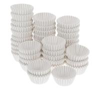 USHOBE Caissettes Cupcake en Papier Blanc Rond, Lot de 1000 Pièces, Résistantes à Haute Température et Hygiéniques, Cuisson de Muffins et Autres Pâtisseries