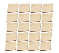 USHOBE Carrés bois 3 cm 100 pièces planches à faire soi-même non finies pour loisirs créatifs garçon fille fête