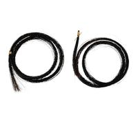 USHOBE Cheveux de Viola Bow Noir, Crin de Cheval Naturel, Accessoires pour Alto, Pour Réparation et Utilisation en Orchestre