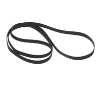 USHOBE Courroie en Caoutchouc Noire pour Réparation D'enregistreurs Résistante à L'étirement Transmission Fluide, Ceinture Plate 320mm pour Platine Vinyle et Phonographe