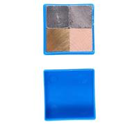 USHOBE Cubes de Densité Boîte de Rangement Ensemble de 4 en Laiton, Fer, Aluminium et Bois, Taille Précise 2cm, Moulage Monobloc pour Laboratoire Éducatif
