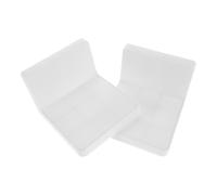 USHOBE Étagère Adhésive Murale et Gain de Place 2 Pièces en Plastique Blanc Rangement Polyvalent pour Salle de Bain pour Balcon et Organisation à Domicile