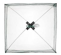 USHOBE Filet de Pêche Pliable en Nylon Vert Maille Fine, Piège Ouvert pour Homard et Poisson, Pêche en Eaux Diverses