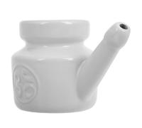 USHOBE Flacon de Lavage Nasal en Céramique 350ml pour Nettoyage Complet du Nez, Facile à Utiliser, pour Yoga et Changements Saisonniers
