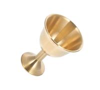 USHOBE Gobelet À Calice En Laiton Flûtes À Champagne Gobelet En Verre De Rouge Gobelet En Métal Tasse À Liqueur Verre À Liqueur Pour Bouddhiste Offrande D'eau La