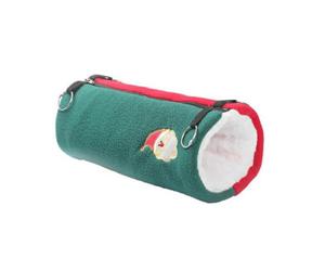 USHOBE Hamac Chauffant pour Petits Rongeurs, Nid D’Hiver en Polaire | Lavable, Installation Rapide Chaînes et Corde, pour Chinchilla et Souris, Usage hors Cage