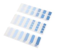 USHOBE Index Collant Onglets de Classement Auto-adhésifs en Pvc Bleu, Languettes Repositionnables pour Prise de Notes, Marquage et Organisation de Dossiers, Cahiers et Pages