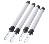 USHOBE Jauge de Niveau D’Eau pour Pot de Fleurs, Lot de 4, Plastique Blanc | Échelle Lisible, Résistance à L’usure, Usage Extérieur pour Plantes en Pot