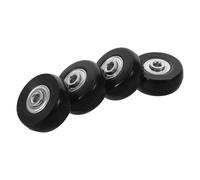 USHOBE Kit de 4 Roues de Rechange pour Valise Roulements à Billes de Précision, Compatibilité, Installation Facile DIY en Caoutchouc et Métal, pour Aéroports
