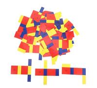USHOBE Kit Pédagogique de Physique 54 Feuilles en Papier pour Démonstration de Prisme Rectangulaire Pliable, Outil D'apprentissage Pratique pour Étudiants en Classe