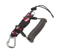 USHOBE Lanière de Plongée Anti-Perte à Ressort avec Boucle Rapide, TPU | Acier Inoxydable, Bracelet Réglable et Boucle Main, pour Scaphandre, Pêche Sous-marine, Reels