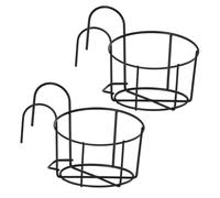 USHOBE Mangeoire à Foin Installation Facile pour Lapin 2 Pièces Râtelier à Foin en Fer Noir pour Petits Animaux pour Cage Lapins et Chinchillas