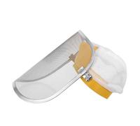 USHOBE Masque Facial de Protection en Acier Inoxydable avec Visière en Maille Respirante, Bouclier de Sécurité Léger pour Meulage et Soudure en Milieu Industriel