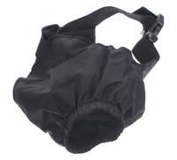 USHOBE Masque pour Yeux de Chien en Nylon Noir Léger, Facile à Porter, pour Animaux de Compagnie, Offrant Une Protection Anti-Excitation Ombre Apaisante Lors des Sorties